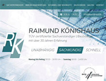 Tablet Screenshot of koenighaus.de